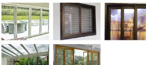 aluminum window glass