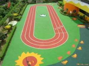 IAAF Prefabricated Rubber EPDM Kindergarden Play Floor School Jogging Running Track