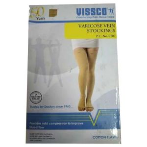 Cotton Varicose Vein Support Stocking, Pattern : Plain, Length : Knee  Length at Rs 525 / Piece