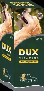 DUX DOG VITAMIN SYRUP 200 ML  (PACK OF 72)