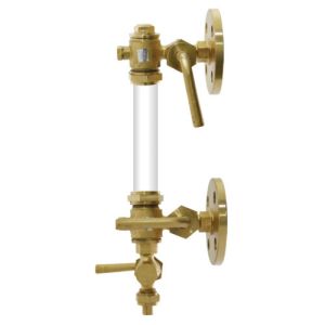 Bronze Gland Packed Water Level Gauge, Flanged Ends