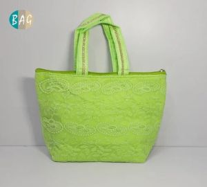 Embroidered Silk Handbag