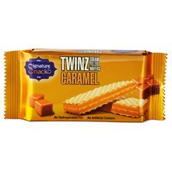 crispy wafers filled with caramel cream