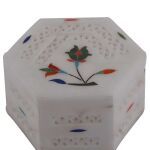 Hexagonal Marble Box