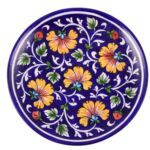 MultiColor floral Printed Plate