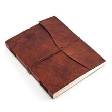 Handmade Diary leather-Organizer diary journal Guestbook-