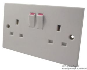 double pole switched socket
