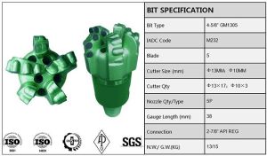 Matrix PDC Bit 4 5-8 GM1305