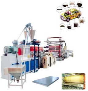 Mechanical Automotive Interior Skin Material Extruder Machine