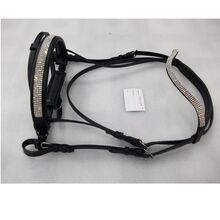bridle with crystal brow band for horses