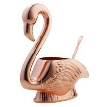 Copper Flamingo Punch bowl