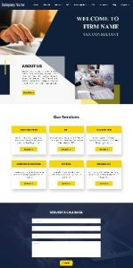 collection of tax consultant advisor website templates