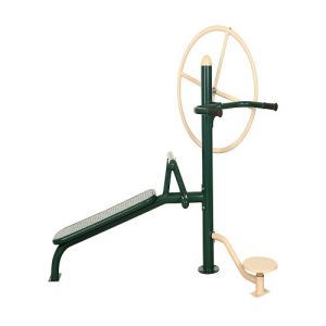 COMBINATION OUTDOOR FITNESS EQUIPMENT SIT UP/ TWISTER /ARM WHEEL FOR OPEN GYM