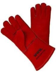 Plain Leather(Buff/Split/Chrome) Leather Welding Gloves, Gender : Unisex