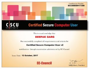 Secure Computer User (CSCU)