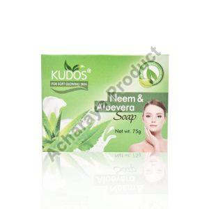 Kudos Neem Aloe Vera Soap, Packaging Size : 75gm