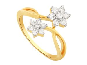 Double Floral Bonanza Diamond Ring