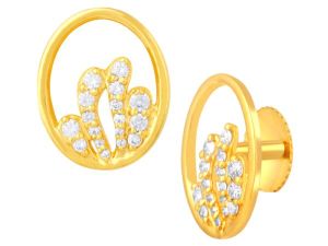 Petite Lines Gold Earring