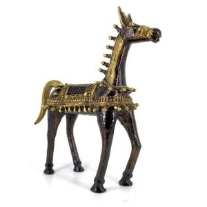 Brass Horse Statue