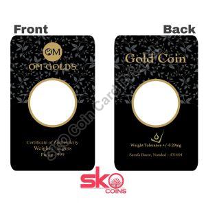 Customize Gold Coin Card