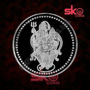 Shiv Parivar Silver Coin