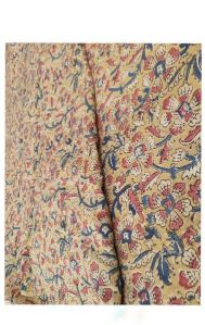 kalamkari reyon hand printed fabric