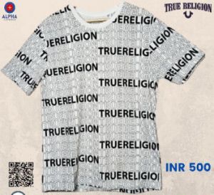 Mens True Religion Round Neck T-shirt (White)