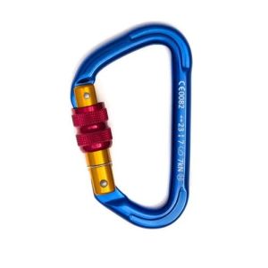 Aluminium Fixe carabiner Rock Screw