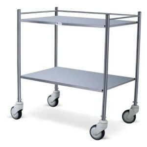 stainless steel instrument trolley