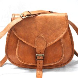 9″7 Crossbody Handcrafted Small Leather Sling Bag for Women