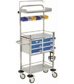 Healthy Jeena Sikho | Crash Cart | Stainless- Steel