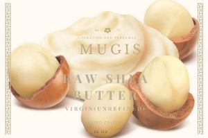 Mugis 100% organic Unrefined Shea Butter from Ghana 500g