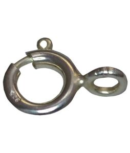 925 Sterling Silver 7mm Spring Ring Clasp