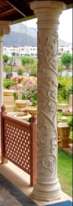 Carved Sandstone Pillar