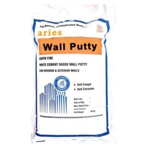 White Aries Wall Putty, For Construction, Certification : ISI Certified