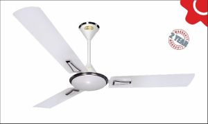 Khaitan GEM PREMIER 1200 mm, 3 Blades Ceiling Fan, 390 RPM (Stain Gold, Coco Brown, White)