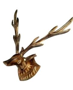 Decoration Wooden Deer Head