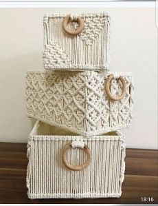 Small Water Hyacinth Baskets for Storage - High — Vatima Home