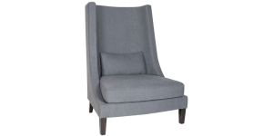 Plush Cushion Wingback Chair