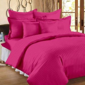 Rekhas Premium Satin Pink Bedsheets