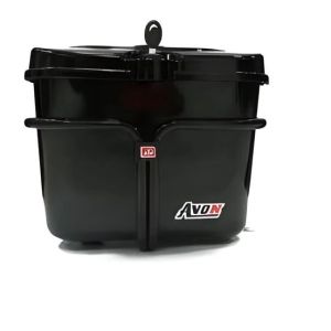 ABS Motorcycle Side Box, Color : Black