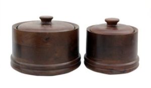 Brown Decorative Bowl Set of 2 Pcs