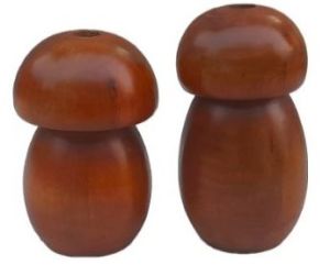 Fancy Wooden Flower Vase Set of 2 Pcs