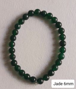 6mm Green Jade Bracelet