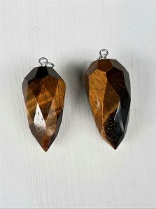 Tigers Eye Faceted Pendant