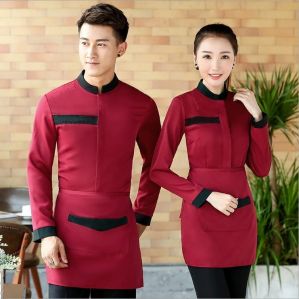 Plain Cotton Restaurant Uniform, Size : Standard