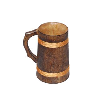 wooden mug