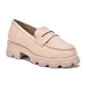 Ladies Pink Formal Loafer Shoes