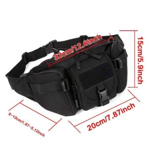 Plain Nylon Travel Waist Bag, Inner Material : Polyester