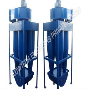 Blue 220V Electric Mild Steel Cyclone Dust Collector, For Industrial Use